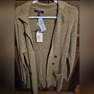 Love Tree NWT Womens Large Tan Cardigan Sweater